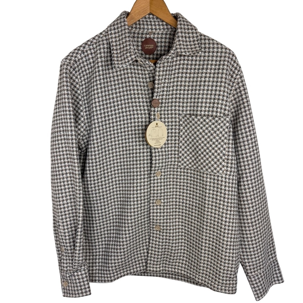 Common People Granby Luxe Hybrid Overshirt Woven Men's Small shacket
